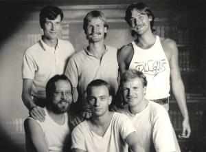 Tom w/Double Fun Unlimited in the ‘80s                                                                
